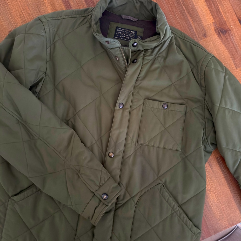Jcrew light jacket with thermo lining.